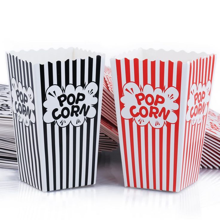 Miniature Popcorn Boxes Cute Leak-Proof Custom for Kids Events Weddings and Promotions