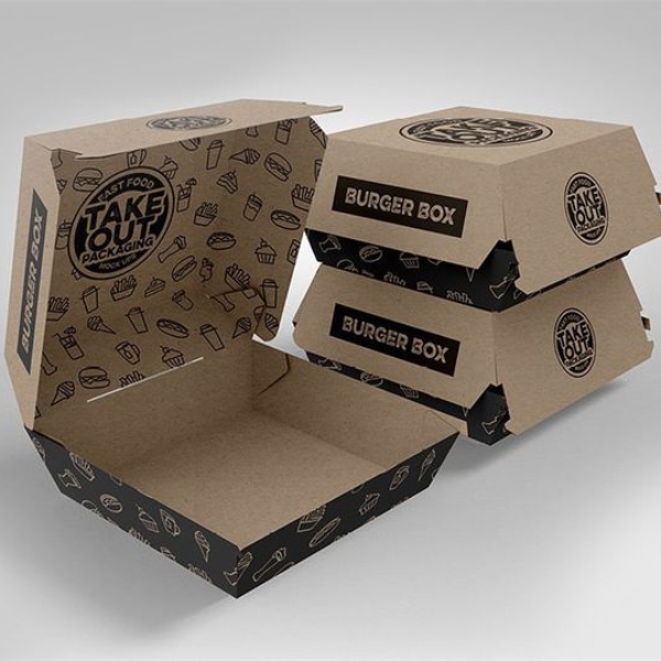 Burger Boxes Packaging for Savory On-the-Go Solutions