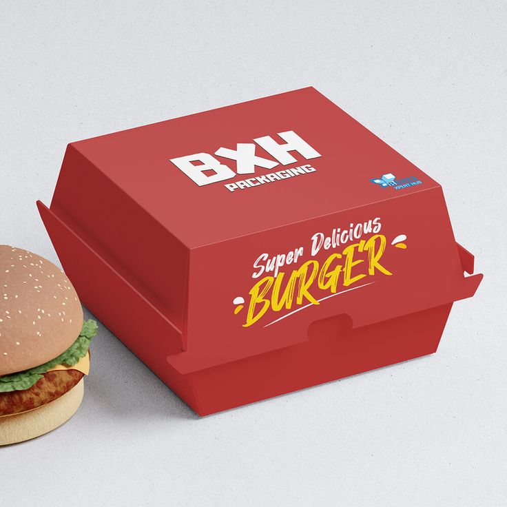 Black Burger Boxes for Sleek Takeaway Packaging