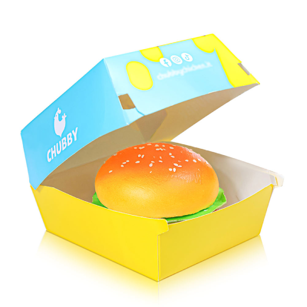 Biodegradable Recycled Take Away Customized Paper Box for Burger Packaging Carton Custom Sizes Burger Box