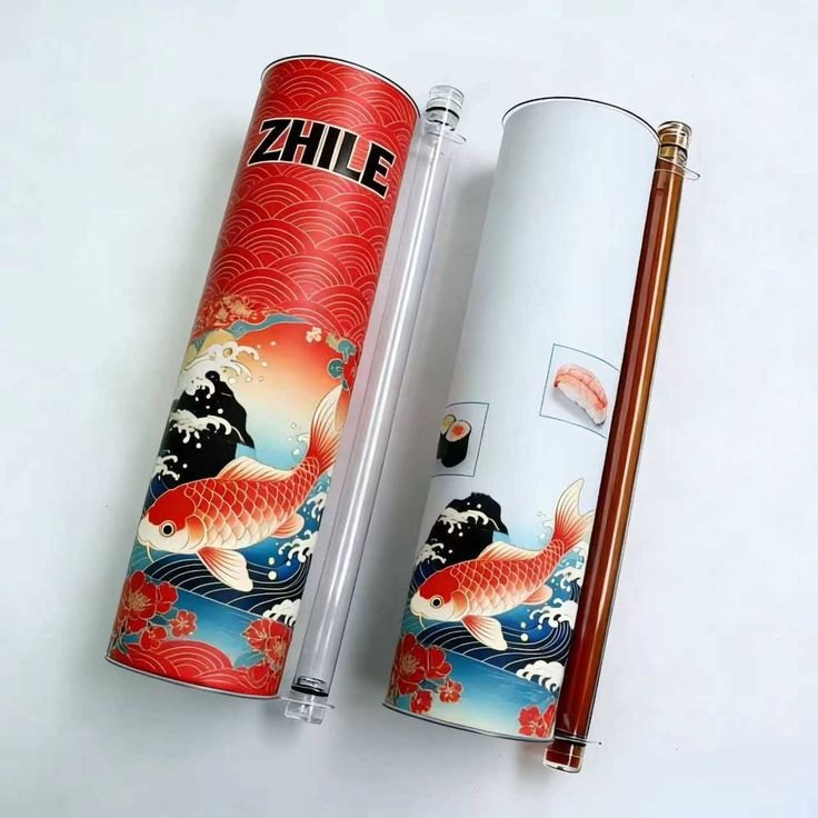 Tailored Tube Format for Branded Sushi Takeaway