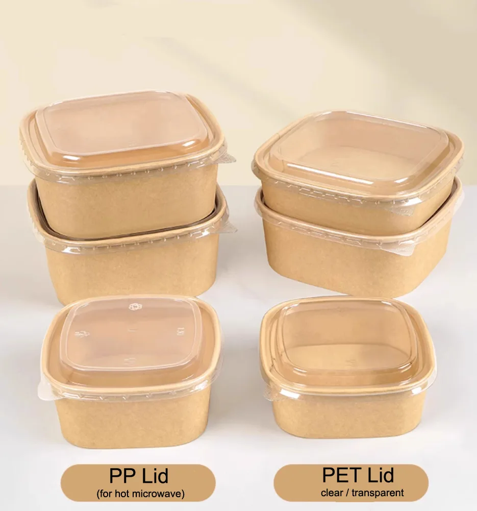 Disposable Square Salad Bowls