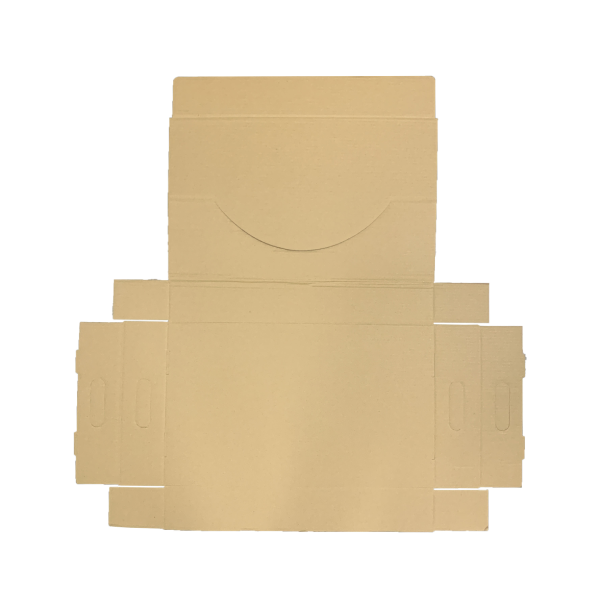 Sha Custom Logo Brown Kraft Packaging Cardboard Catering Takeaway Takeout Shawarma To Go Food Paper Container