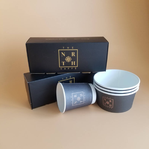 Custom Logo Disposable Kraft Paper Box Lunch Box Takeaway Container Custom Paper Packing Box