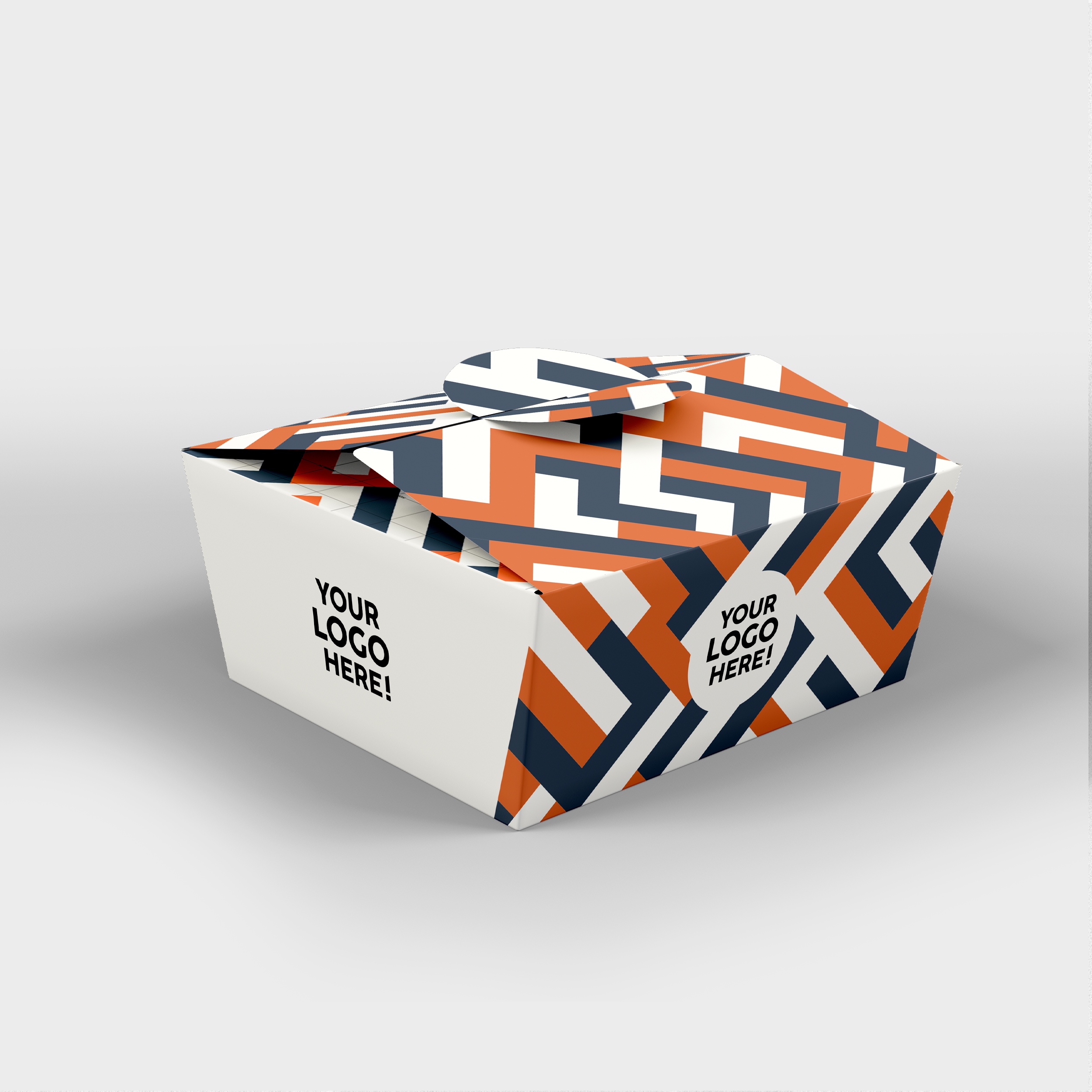 Leak-Resistant Chinese Food Take Out Box with Logo