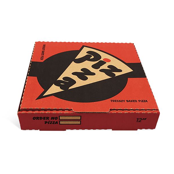 Brown Pizza Boxes for Natural and Authentic Takeaway Packaging