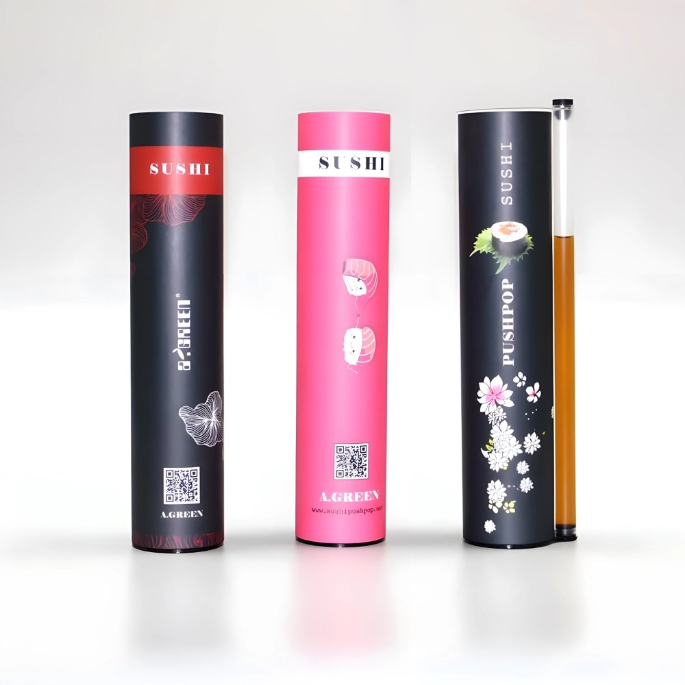 Tailored Tube Format for Branded Sushi Takeaway