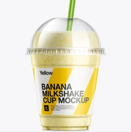 Milkshake Takeaway Cups for Vibrant Chilled Dessert Packaging