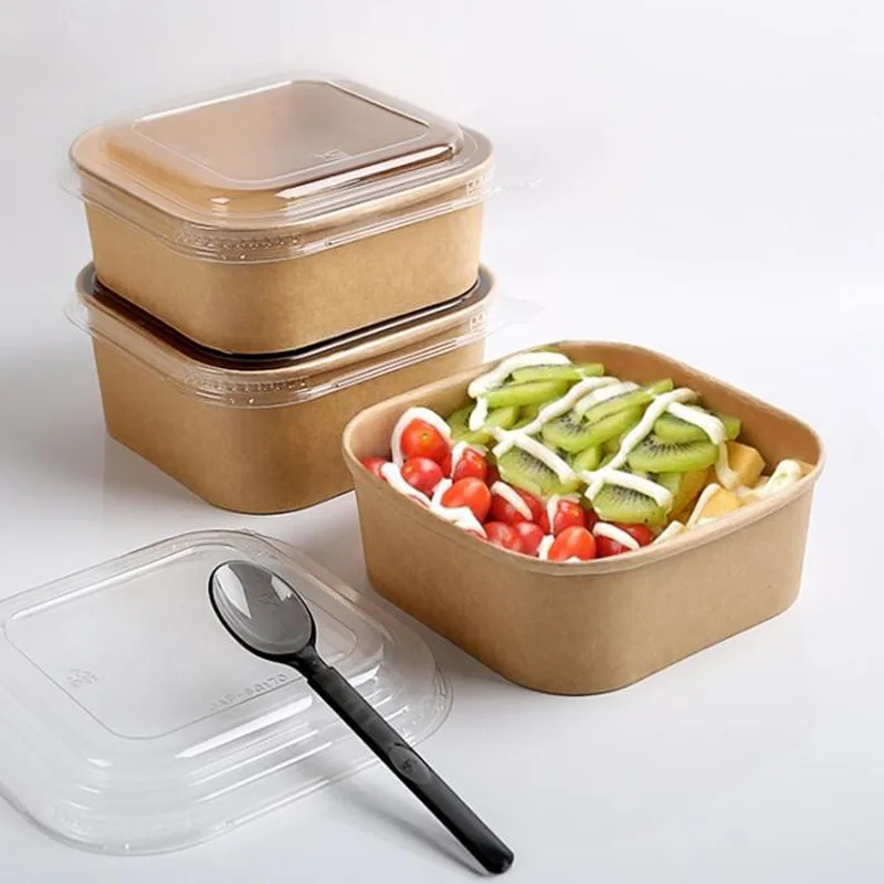 Disposable Square Salad Bowls