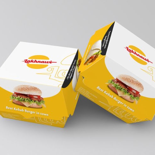 Custom Printed Burger Boxes for Eye-Catching Takeaway Packaging