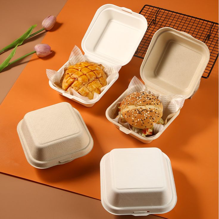 Hamburger Box for Classic Burger Takeaway Packaging