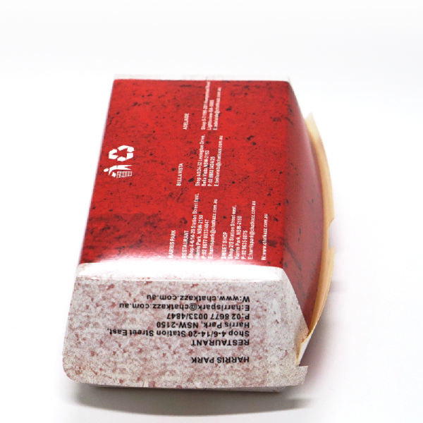 Custom Printed Burger Box Fast Food Take out Paper Box for French Fries Hamburger To Go