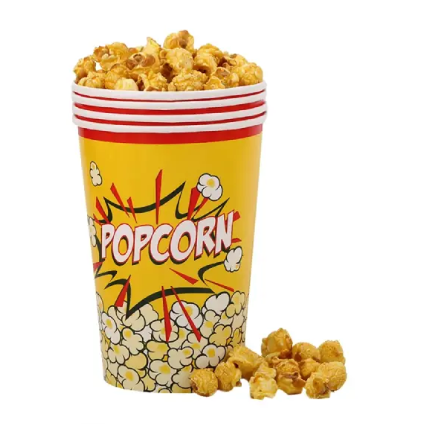 Custom Printed 24-170oz Disposable Recyclable Popcorn Bucket of Quality Popcorn Bucket