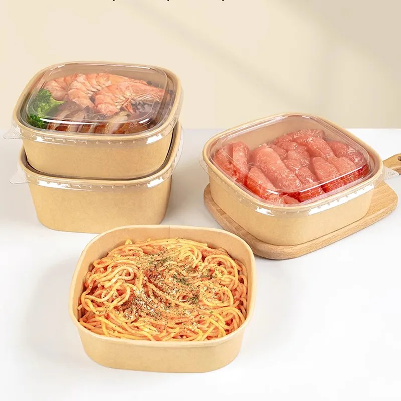 Disposable Square Salad Bowls