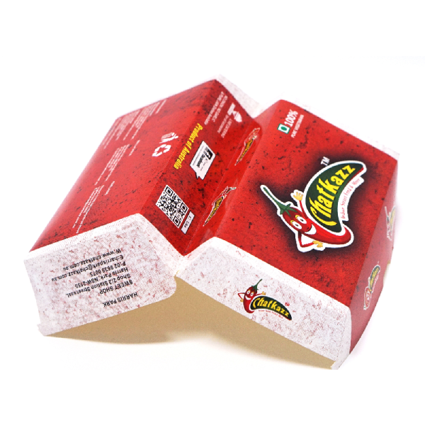 Custom Printed Burger Box Fast Food Take out Paper Box for French Fries Hamburger To Go