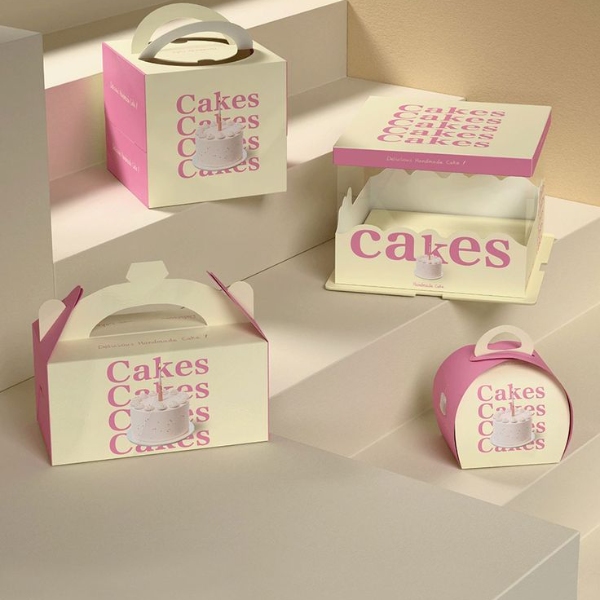 Cake Boxes with Lids Secure Professional Stackable for Bakery Delivery and Display