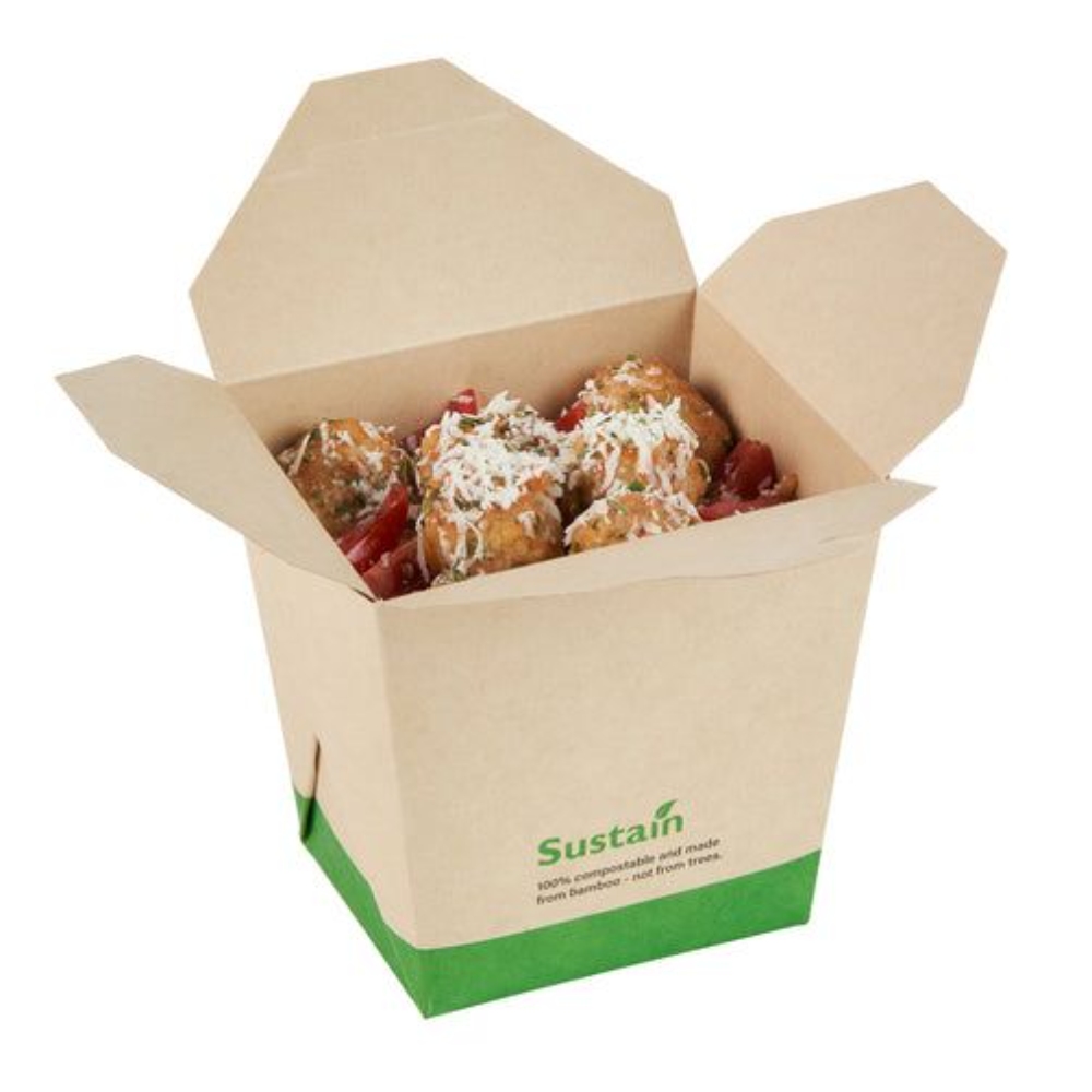 Eco-Friendly Square Takeaway Containers for Secure Food Transport