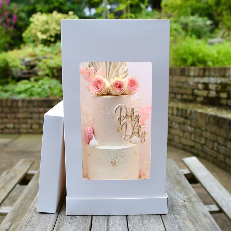 Custom Tall Wedding Cake Boxes | Extra-Height Luxury Cake Packaging