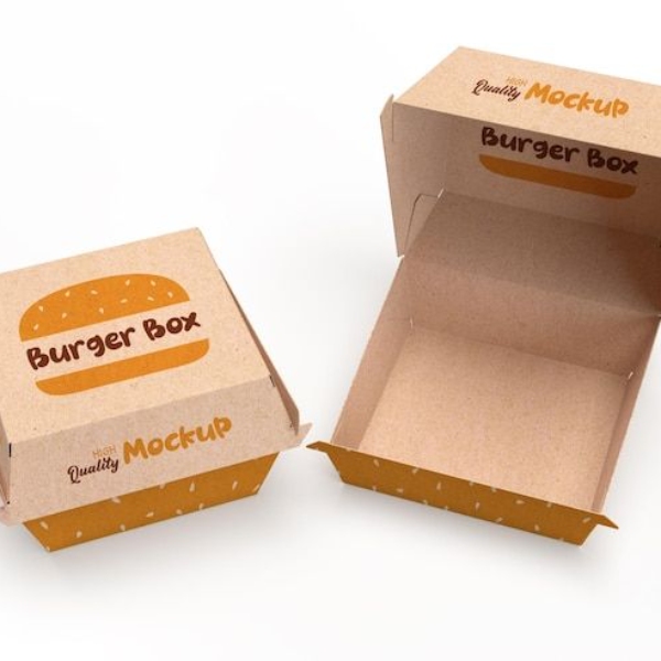 Burger Boxes Packaging for Savory On-the-Go Solutions