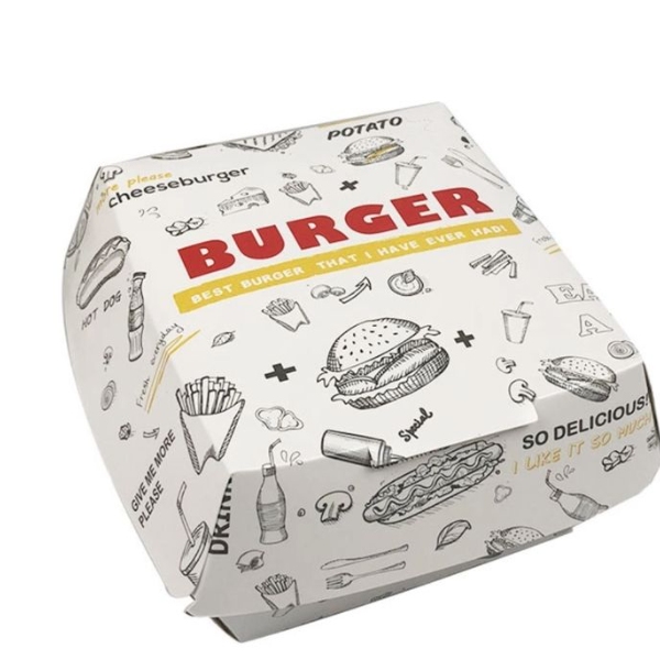 Burger Boxes Packaging for Savory On-the-Go Solutions