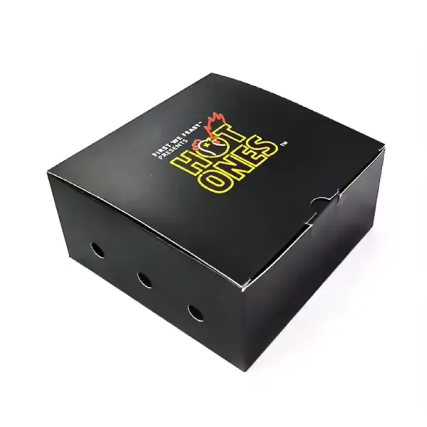 Customized Take Away Food Grade Korean Paper Hot Dog To Go French Fried Chicken Carton Burger Box Printing Fast Food Packaging