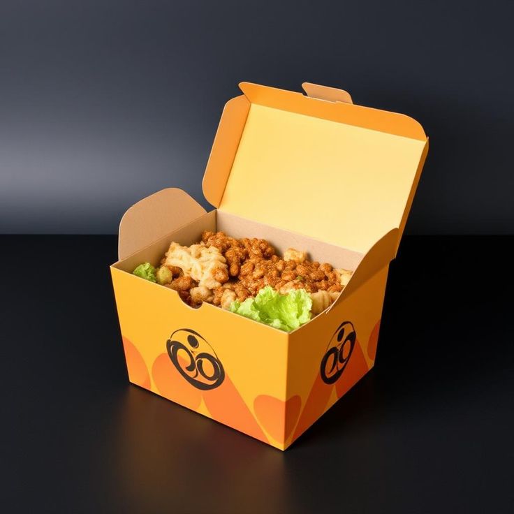 Fried Chicken Boxes for Crispy Takeaway Food Packaging