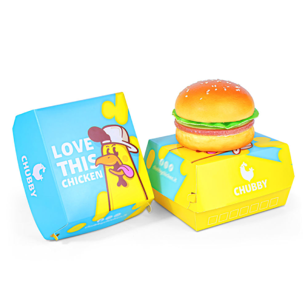 Biodegradable Recycled Take Away Customized Paper Box for Burger Packaging Carton Custom Sizes Burger Box