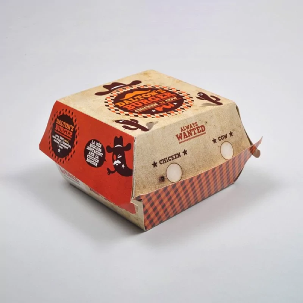 Eco-Friendly Burger Packaging Box for Food Businesses