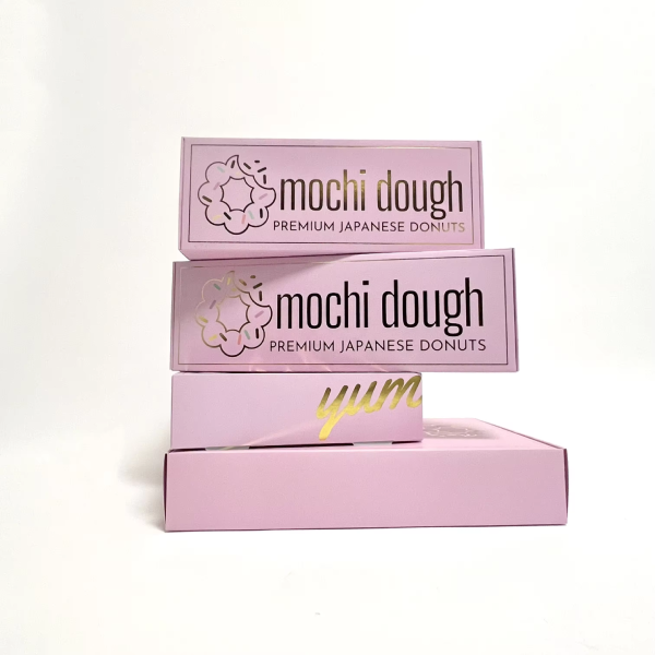 Wholesale Biodegradable Paper Fast Food Packaging Custom Auto Pop-Up Donut Box Pink Bakery Cookie Pastry With Logo