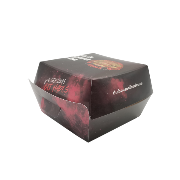 Biodegradable Recycled Take Away Customized Paper Box for Burger Packaging Carton Custom Sizes Burger Box