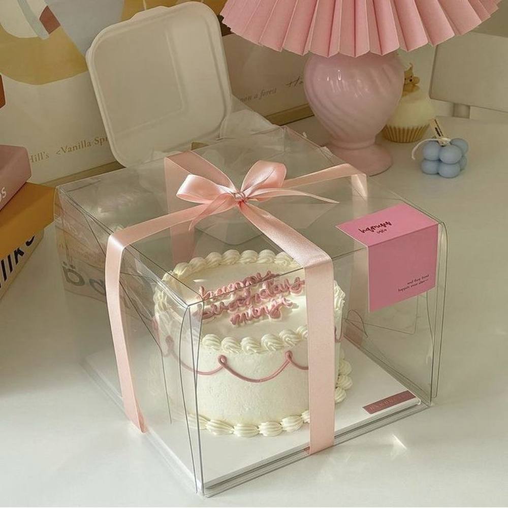 Clear Cake Boxes for Elegant and Safe Cake Packaging